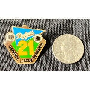 LA Dodgers Pin #6 1990 21 Pennants